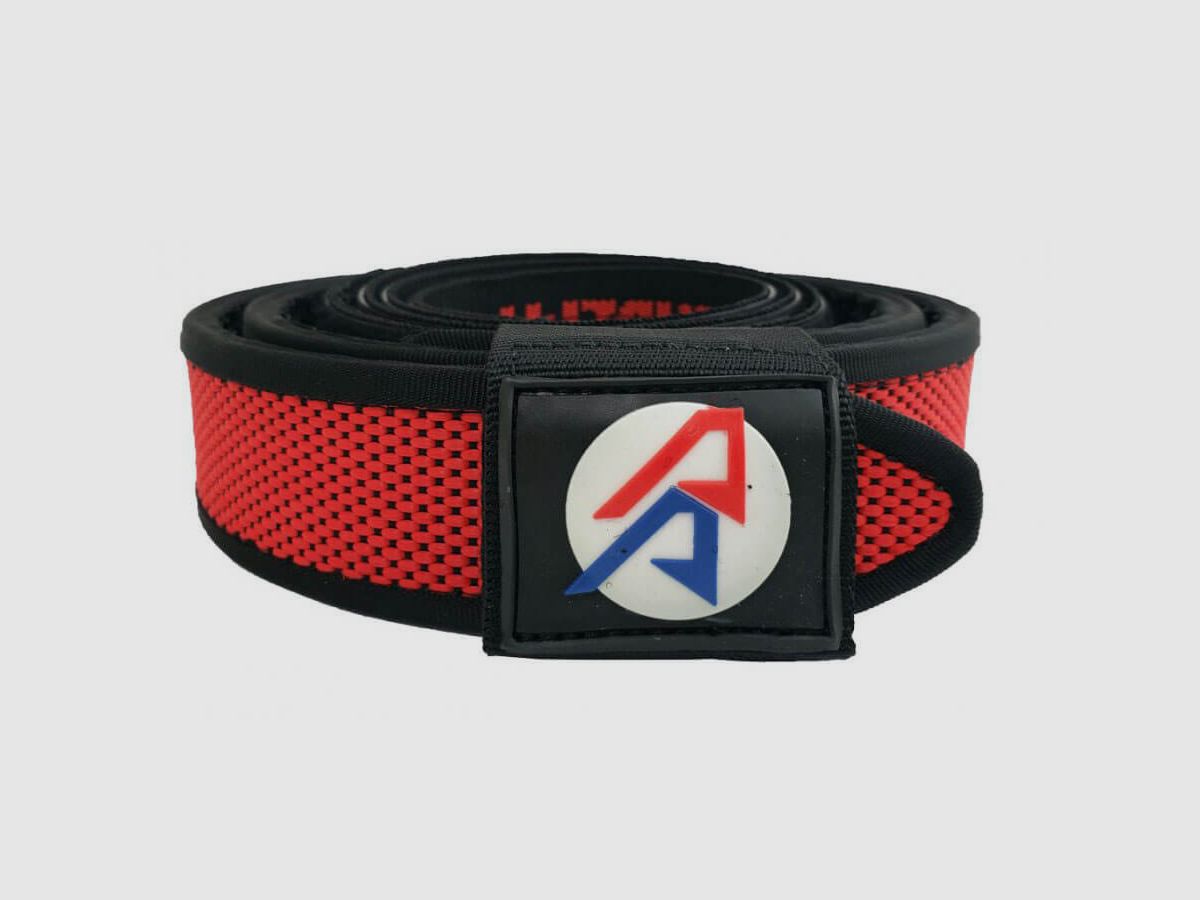 DAA Premium IPSC Belt - Red - 36''