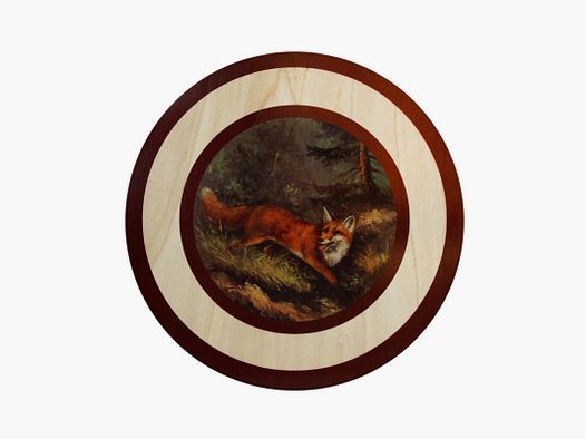 Sperrholzscheibe 30cm AKAH Fuchs