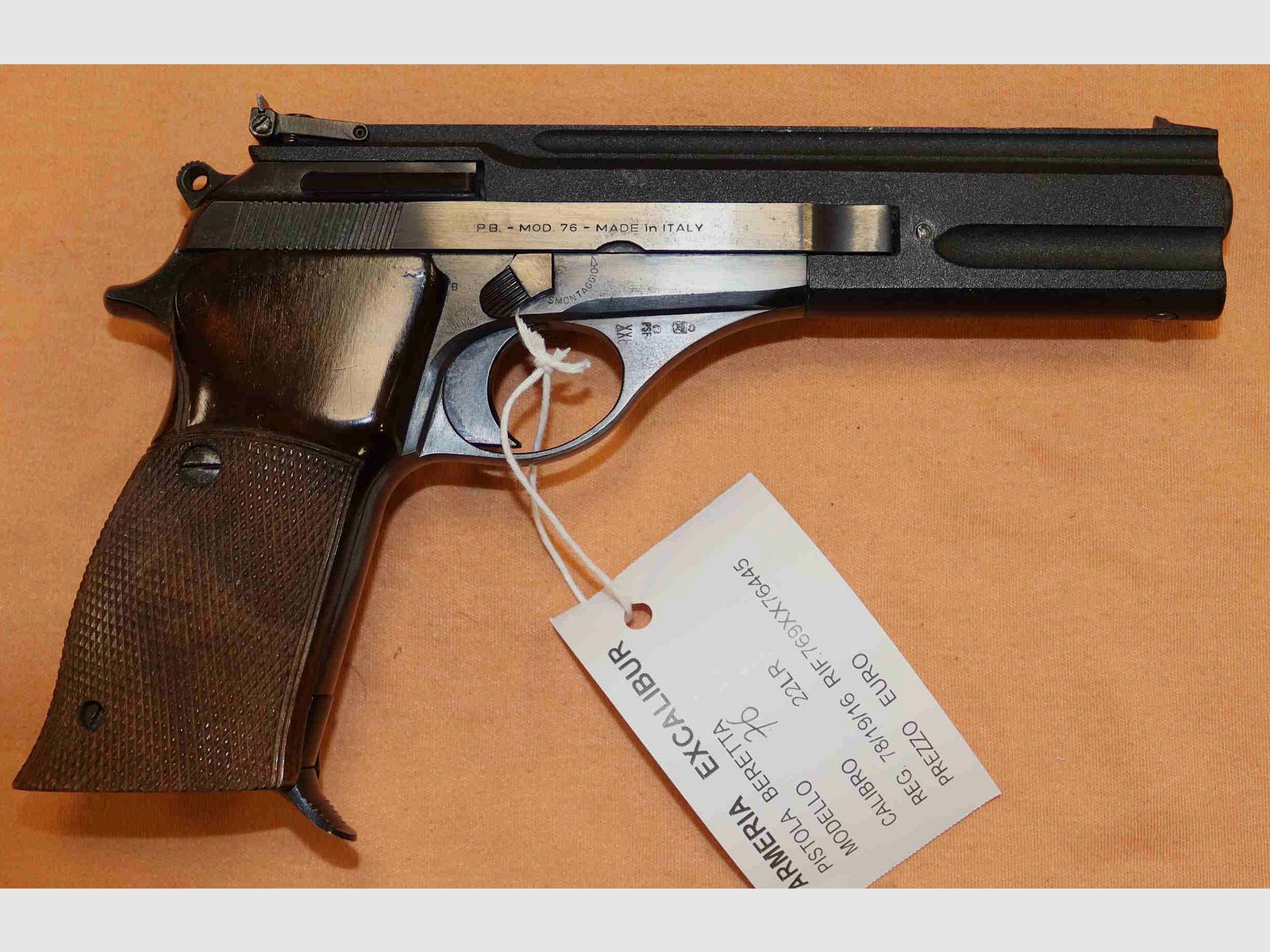 Pistolet Beretta Modèle 76 Calibre 22LR, image 3 sur 5