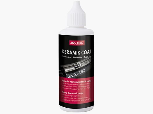 Anschütz 564 ceramic coat for rifles, pistols, and knives