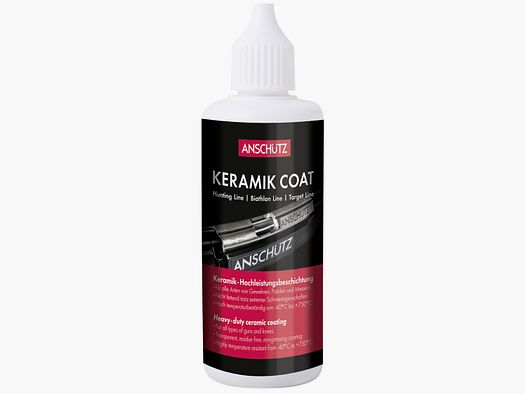 Anschütz 564 ceramic coat for rifles, pistols, and knives