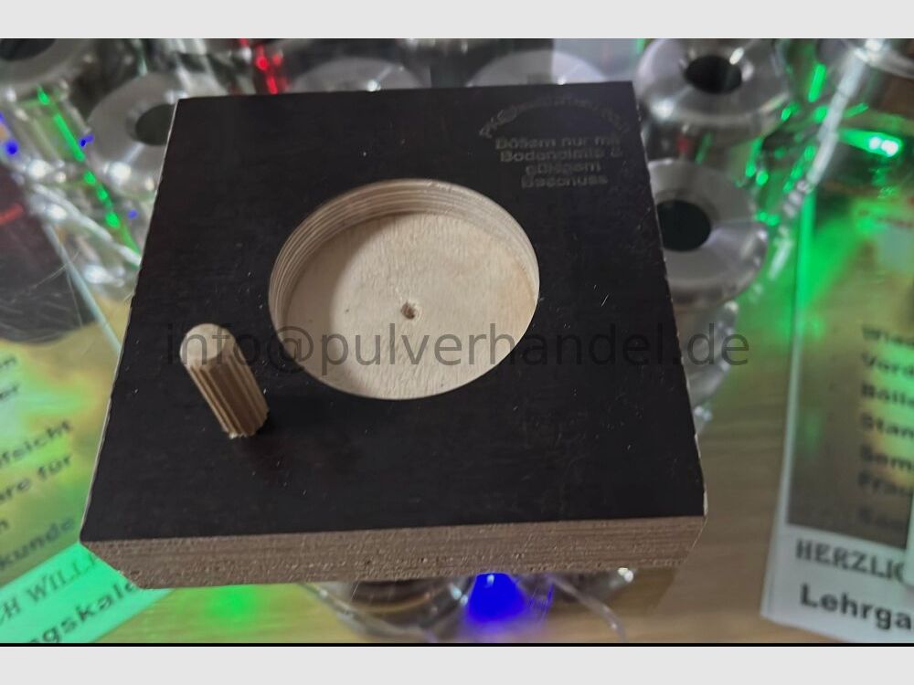 Cannon stand PK nuovo in acciaio inossidabile, di bell'aspetto, molto rumoroso, a partire da € 99.- prodotto in Germania