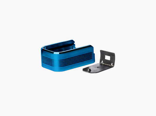 Stopka magazynka +2 P226 / Beretta 92 / Taurus PT92 / CZ75B / Tanfoglio SF, Niebieska - MECGAR