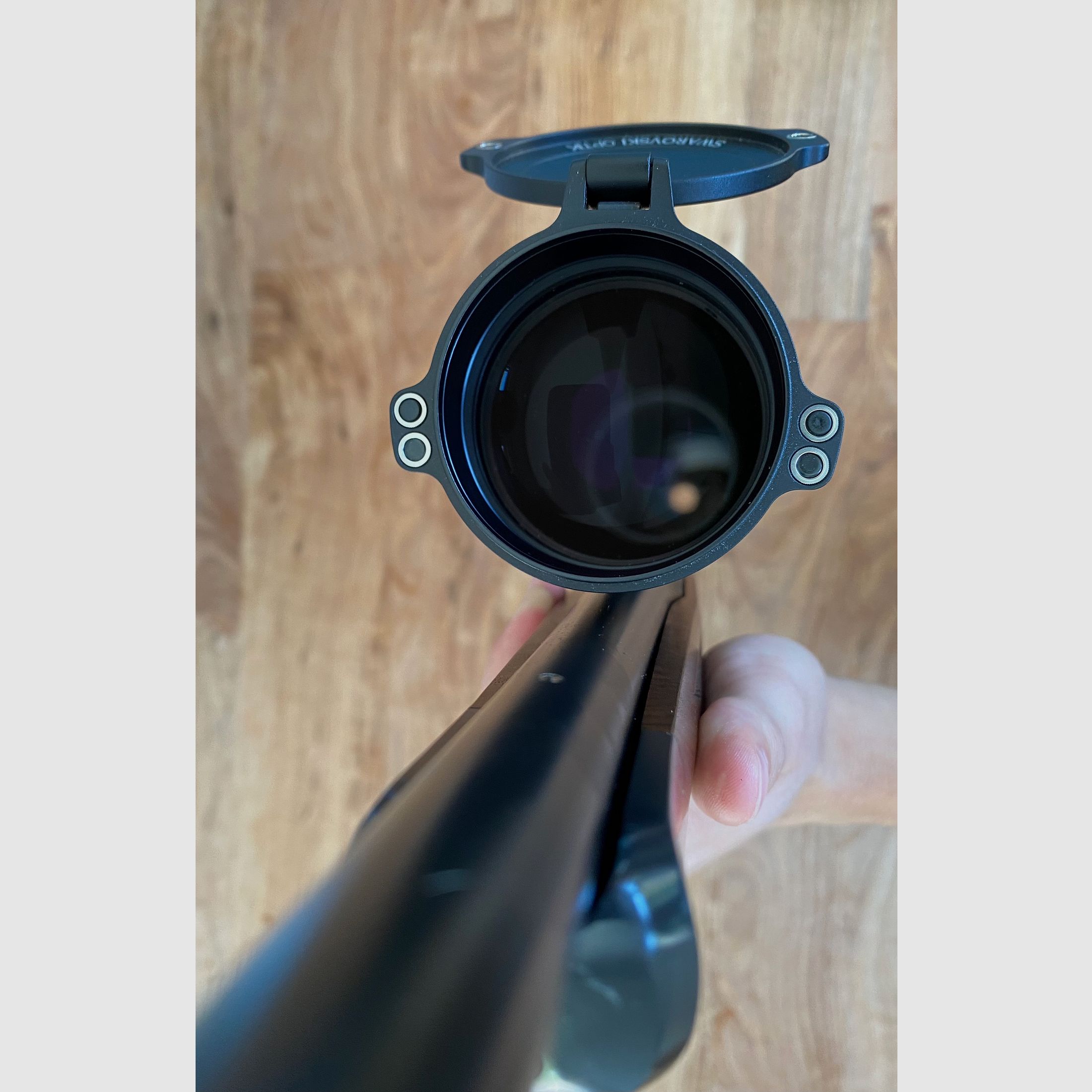 Swarovski Z8i 2,3-18x56 P SR Abs. 4A-I mit Blaser Sattelmontage und Ballistikturm