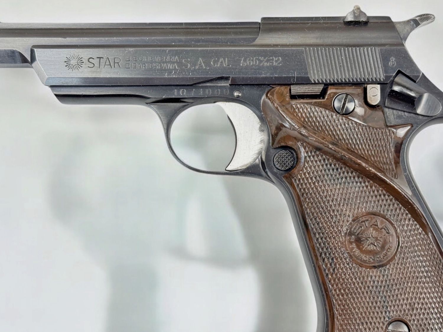 Sammlerpistole Star Mod. IR Kall 7,65 Br.