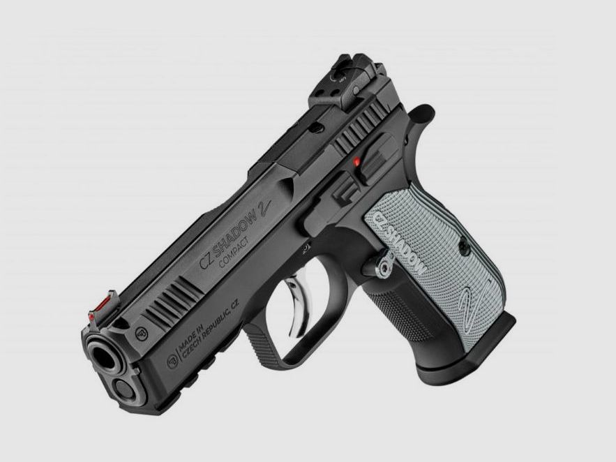CZ Shadow 2 Compact Pistool, Grijs, 9×19, 15 Schoten, 2 Magazijnen, Optic Ready, afbeelding 3 van 3