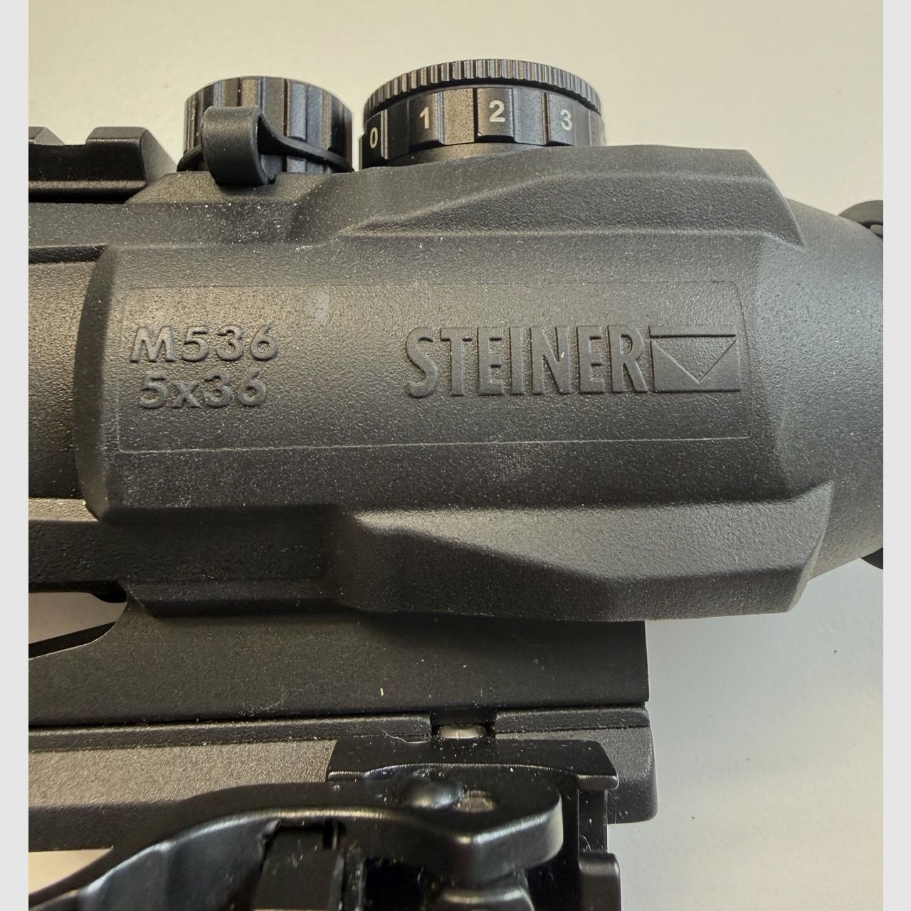 Steiner Militärschussvisier M536 Leuchtpunktzielgerät 5 x 36 + Niggeloh Schutzhülle - NEUWERTIG