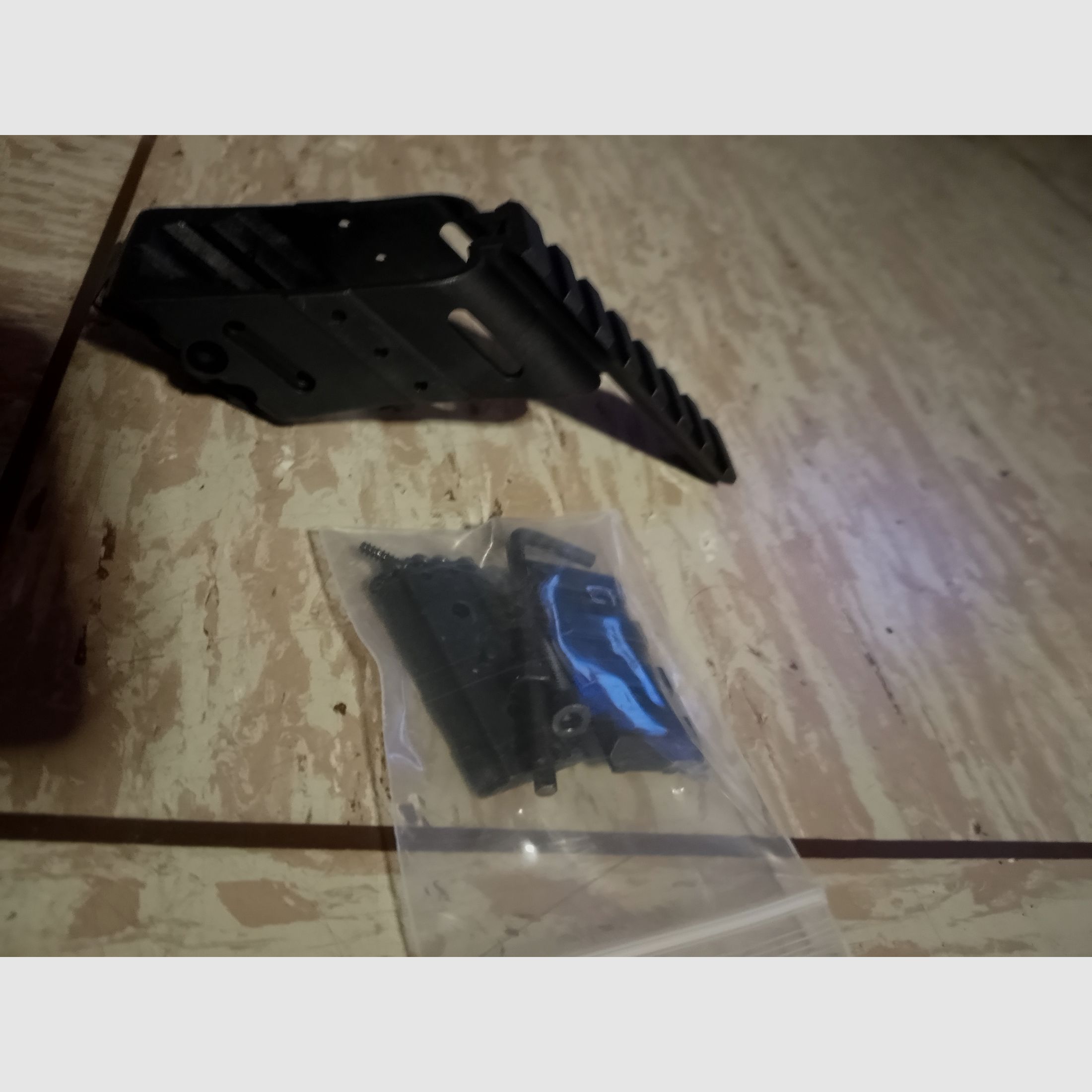 Pistol Scope Mount Picatinny 20mm Weaver 7/8" Universal rail Polymer black new