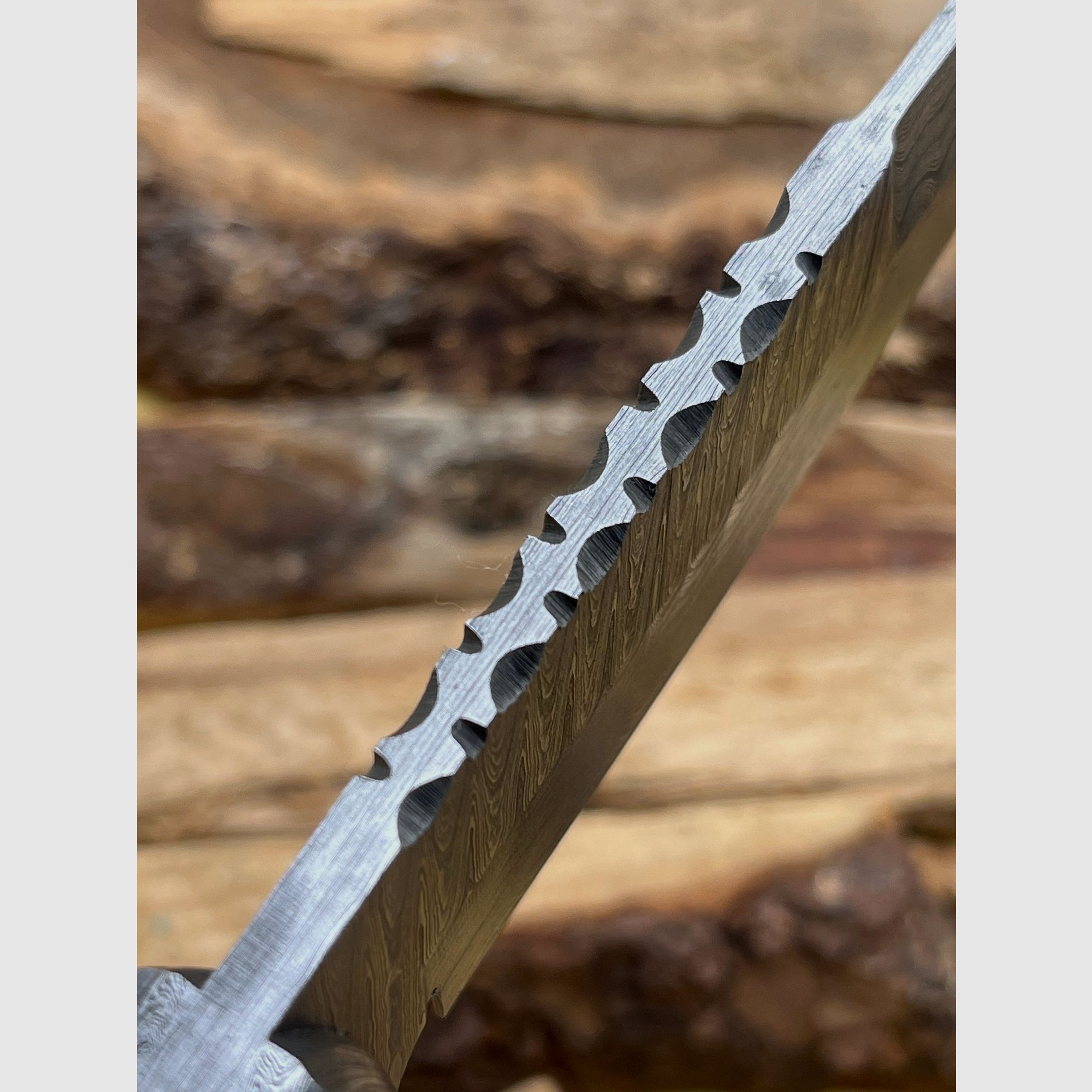 Jagdmesser Damaststahl 