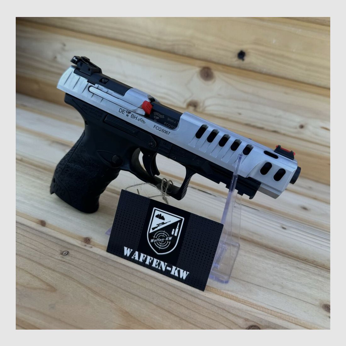 Demonstration weapon Walther semi-automatic pistol Q5 Match Champion 9x19 INT. 15R in 9mm Luger