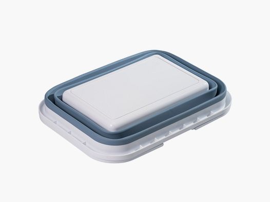 Folding basket with handle