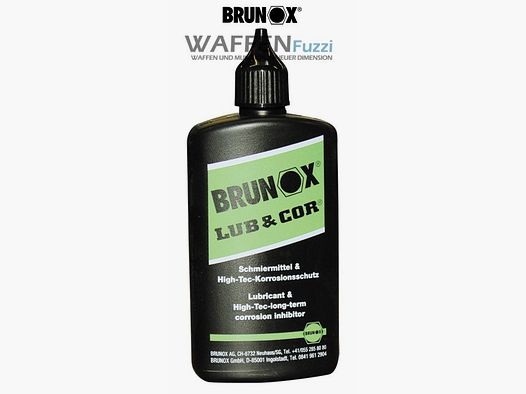 Brunox Lub & Cor High Tec Lubrifiant 100 ml Flacon Compte-Gouttes