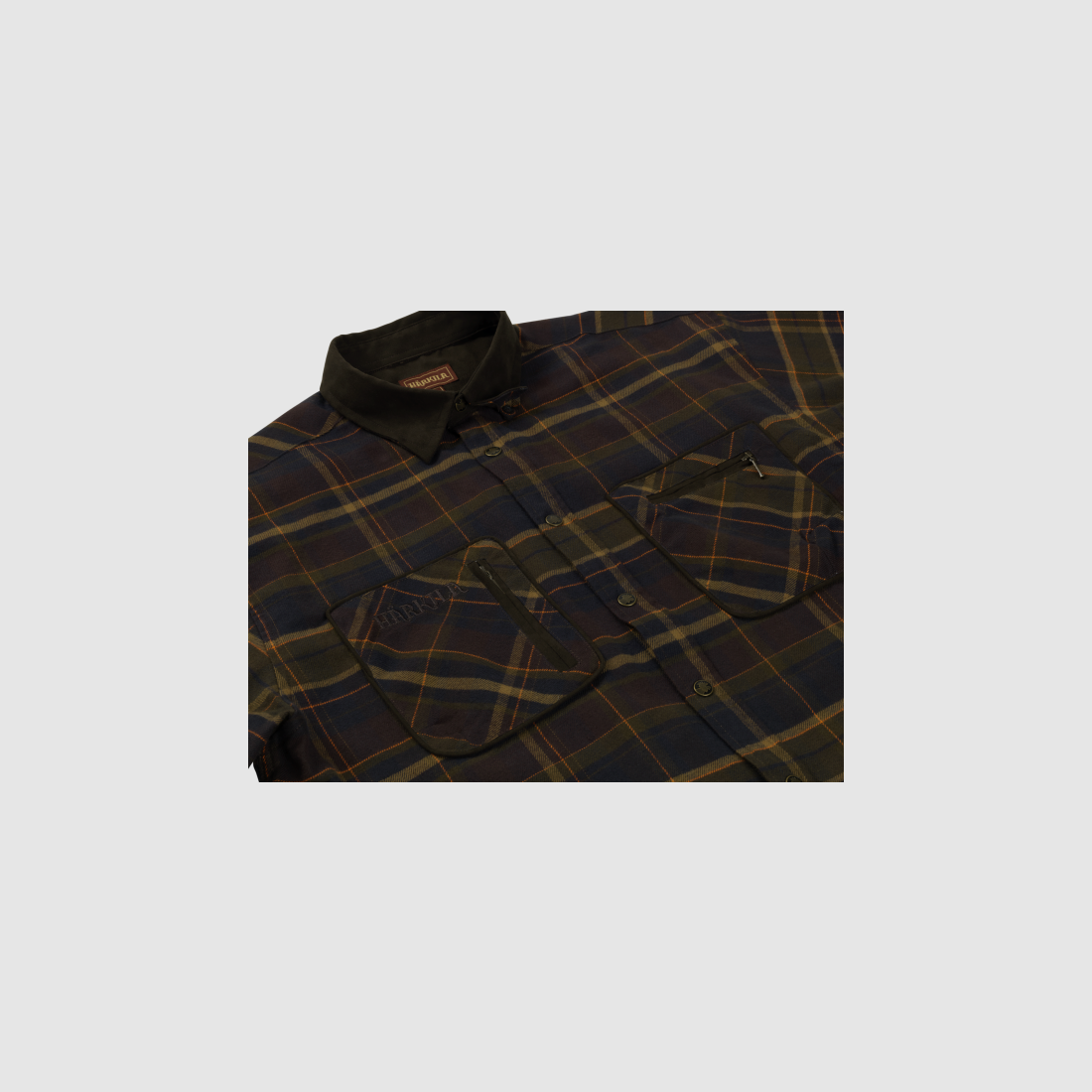 HARKILA Overhemd Pajala Mellow brown, afbeelding 3 van 4
