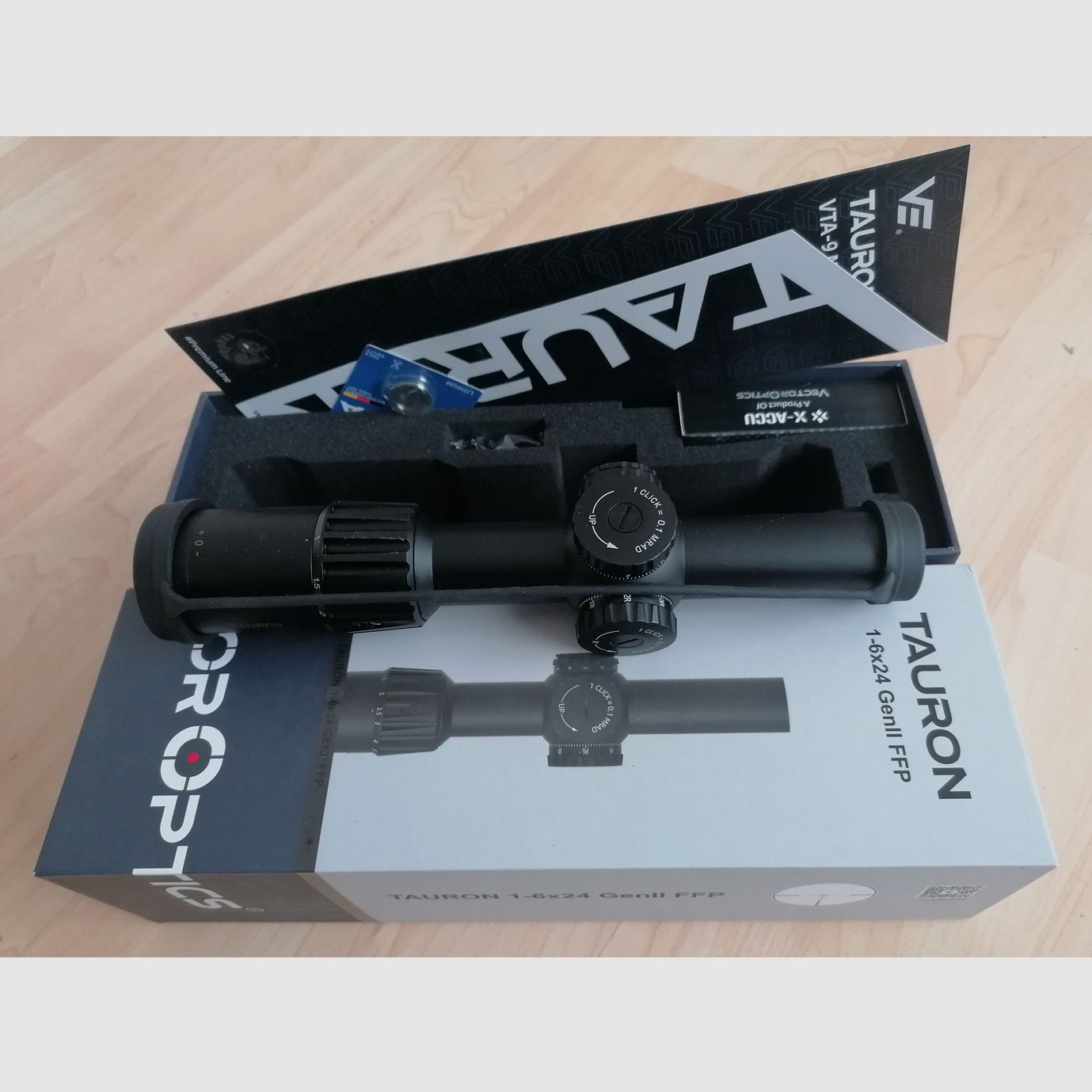Vector Tauron GenII 1-6x24 FFP - Neu!