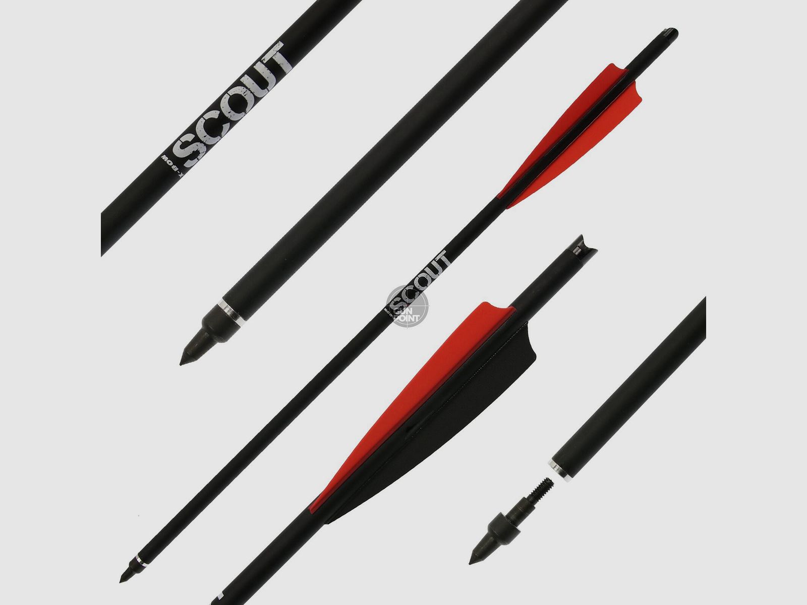 [Vorteilspack] Armbrustbolzen | X-BOW FMA Scout - 16 Zoll - Hybridbolzen - 36 Stck