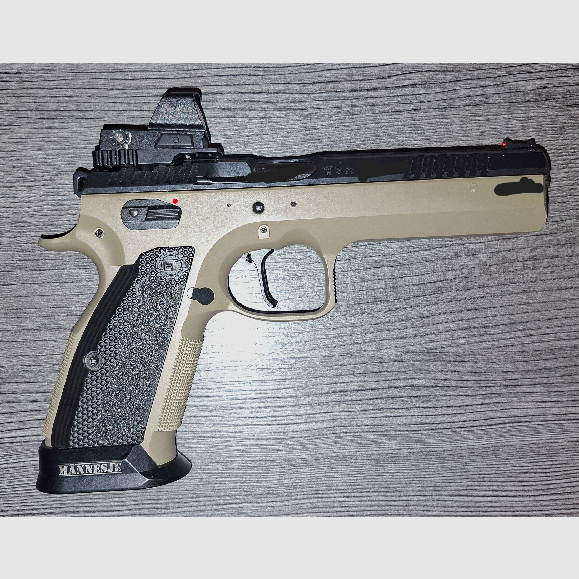 CZ Shadow TS2, 40SW, IPSC, tuning, deportivo, handgun, like new, imagen 3 de 5