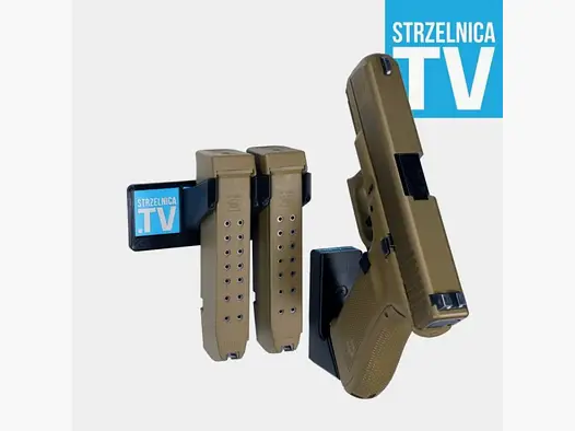 Szafa Kwiatka Pistol holder for GLOCK and 2 magazines (Glock 17/19 X/34/45) – HoldmyMag magnetic holder