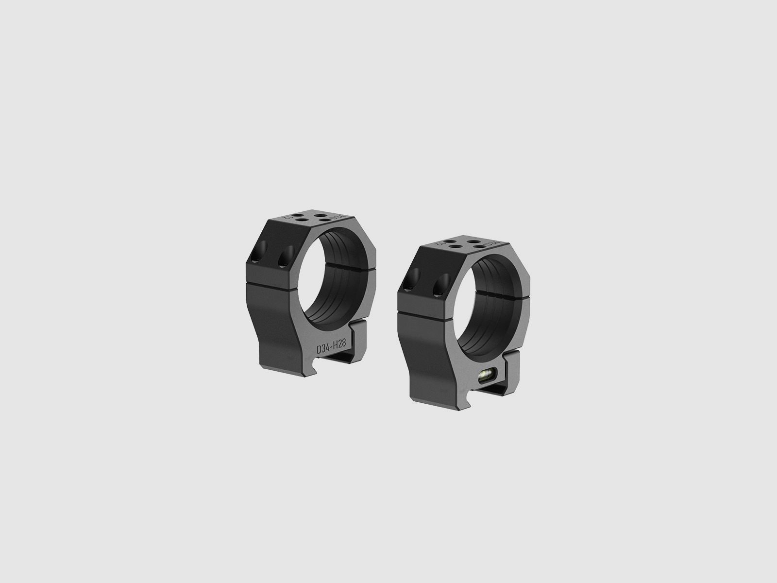 Anneaux PSR 34mm noirs H28mm
