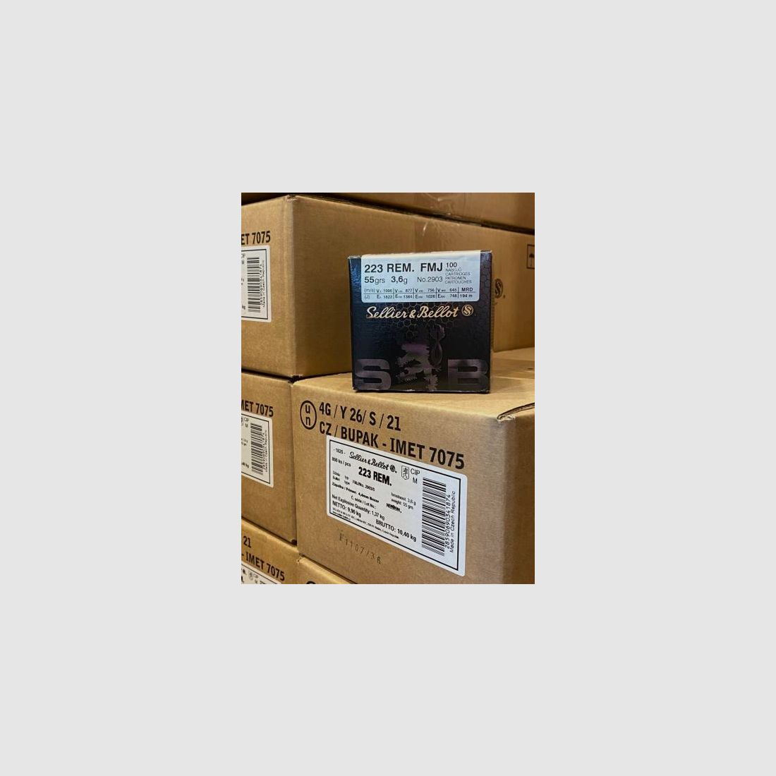 S&B .223 Rem 3,6g 55grs 100 Schuss