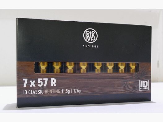 RWS 7x57R ID 11,5g/177gr. Cartouches de fusil