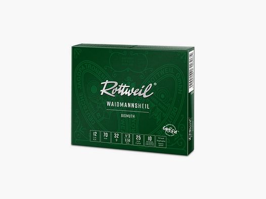 ROTTWEIL 12/70 32 G 3,5 MM WAIDMANNSHEIL BISMUTH 10 PZ