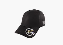 GLOCK Schildmütze/Cap „G44“ – nahtlos, mit abnehmbarem Sticker – Schwarz – One Size