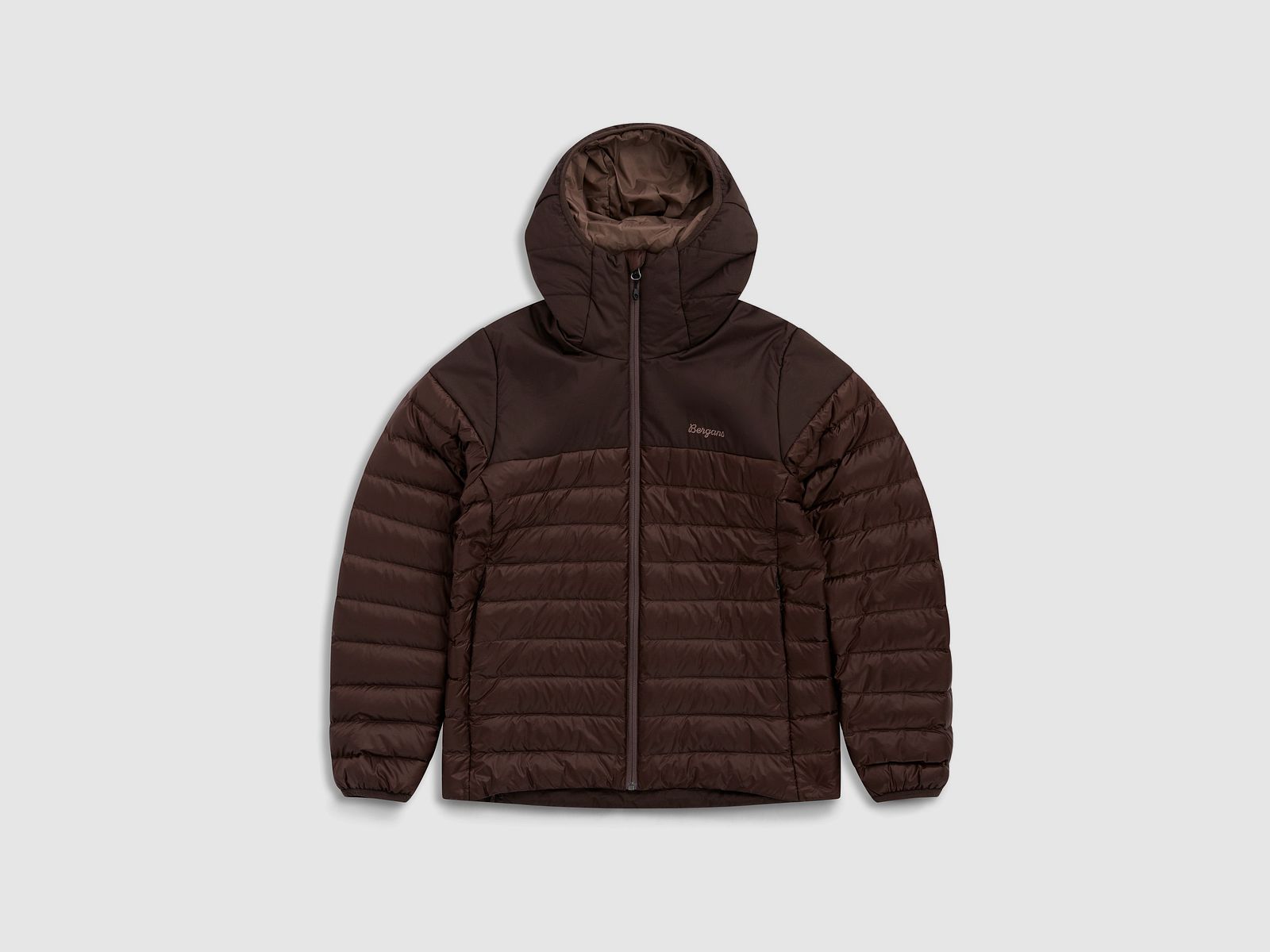 Bergans Lom Light Down Hood Jacket Women Dark Chocolate XS