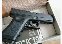 Clock 19 CO2 pistola de aire 4,5mmBB negra+1500 Demmer BB+10 cápsulas CO2