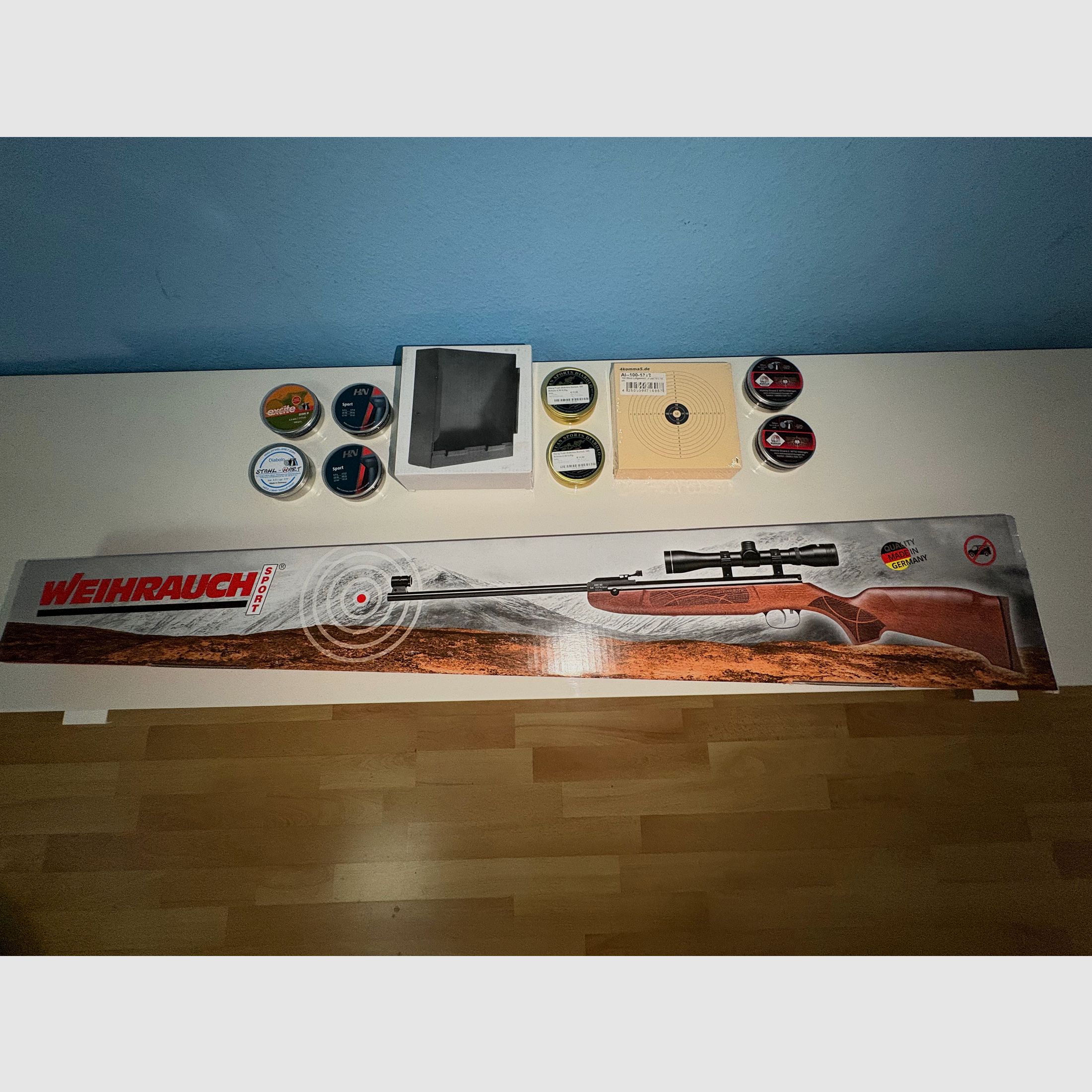 Luftgewehr Weihrauch neu mit Zubehör