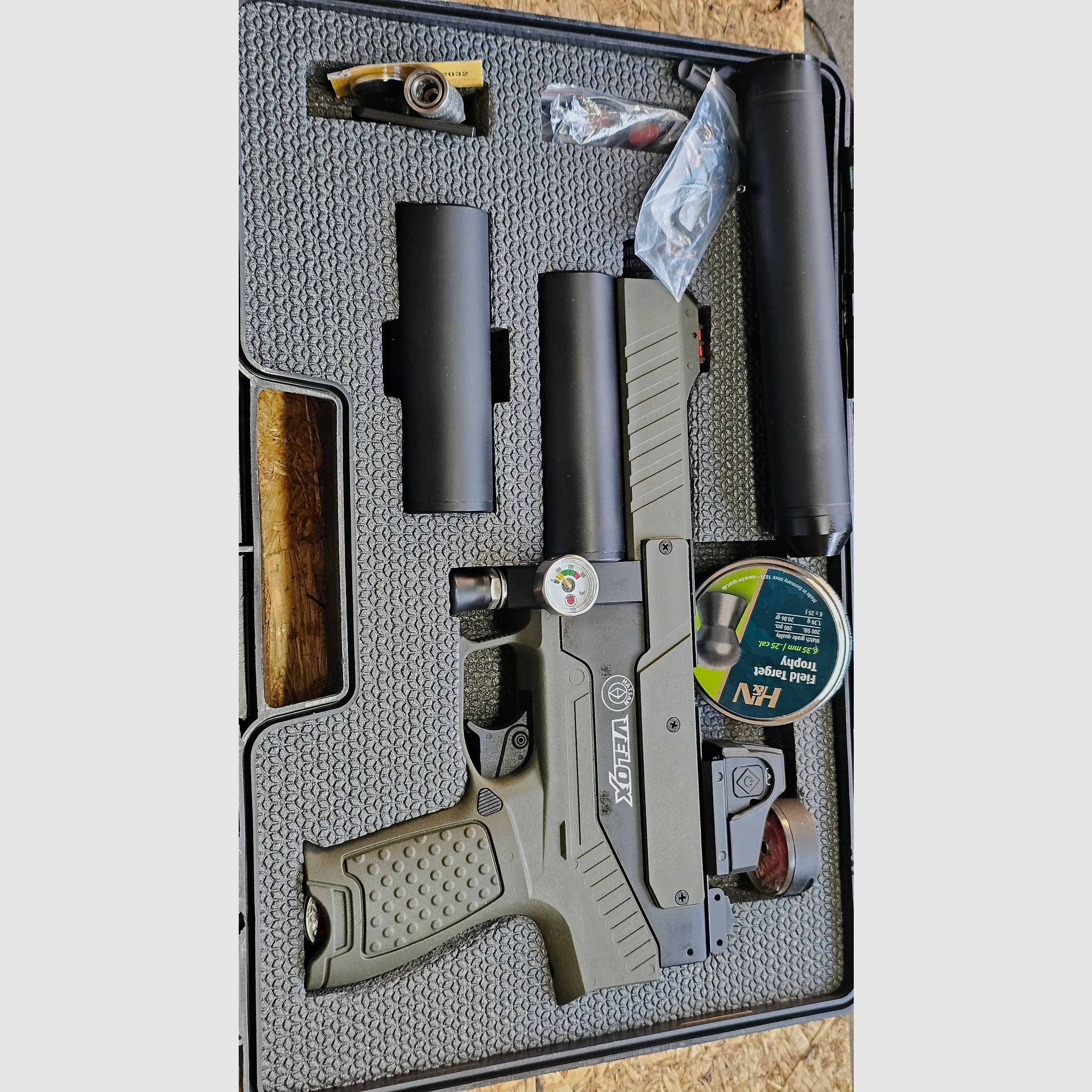 Hatsan PCP Pistole VELOX, Kaliber 25