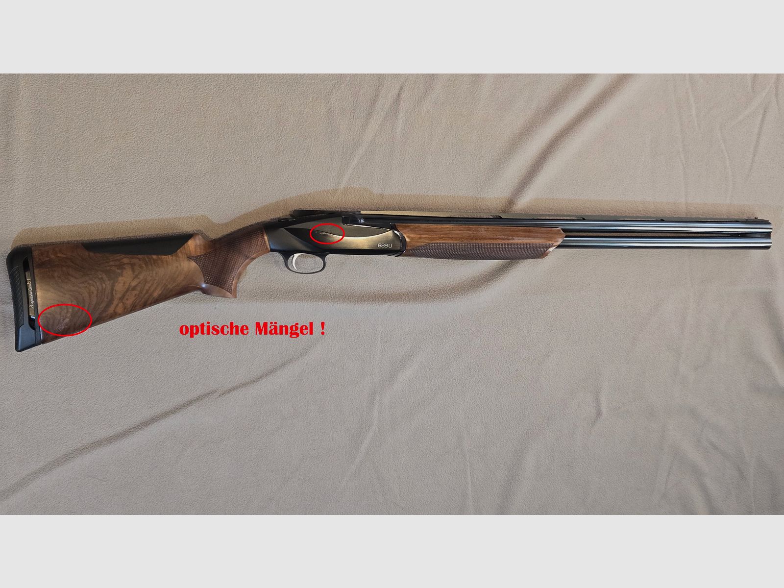 Benelli Bockdoppelflinte 828 U Black, als nieuw
