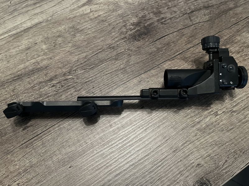 Blaser Sattelmontage mit Anschütz Diopter