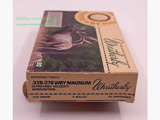 Weatherby - USA Cartouches de fusil .338-378WBY.Mag