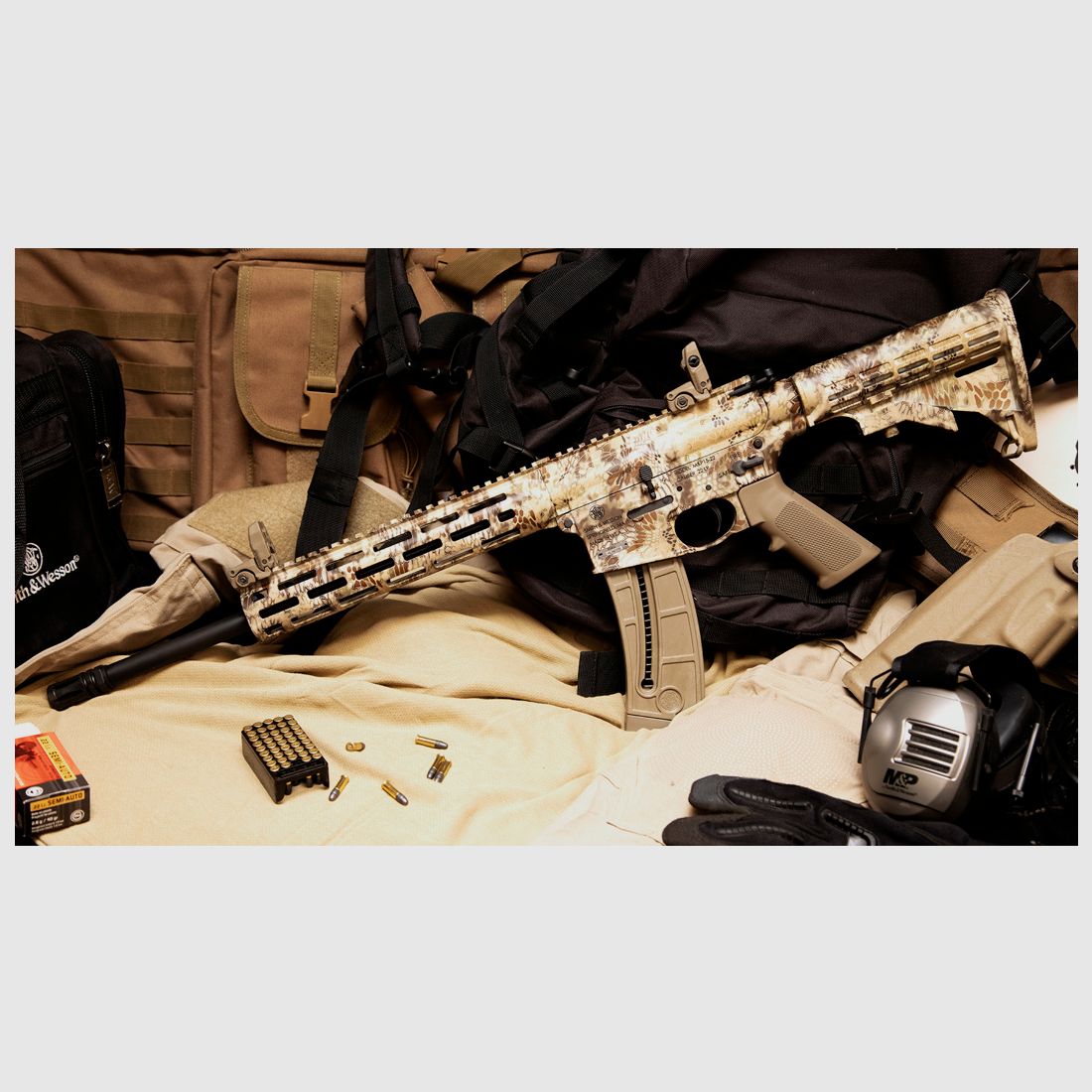 Fucile Smith & Wesson M&P15-22 Sport Kryptek Highlander .22Lr, 16.5′, 25 colpi, immagine 2 di 3