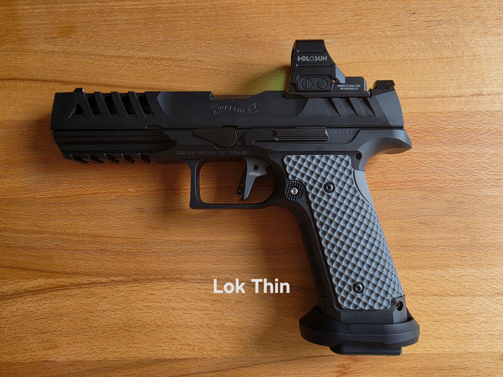 Walther PDP SF Match 5“ z Holosun 507COMP-GR i wieloma akcesoriami