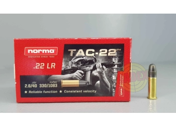 Amunicja NORMA kal.22 LFB TAC-22