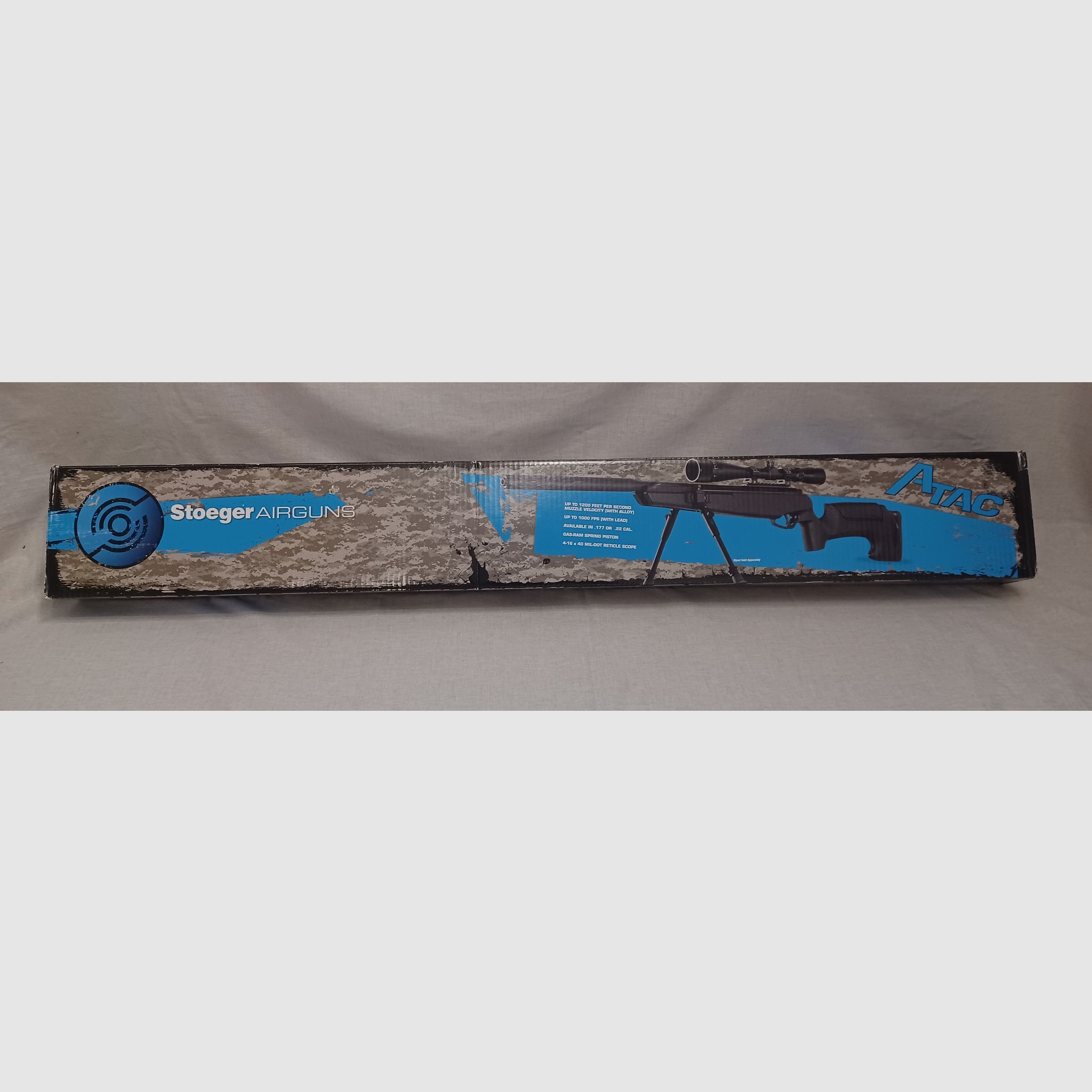 Stoeger ATAC II Combo / Zielfernrohr / Zweibein / 4,5 mm Diabolo / Druckluft / Gewehr / OVP (159)