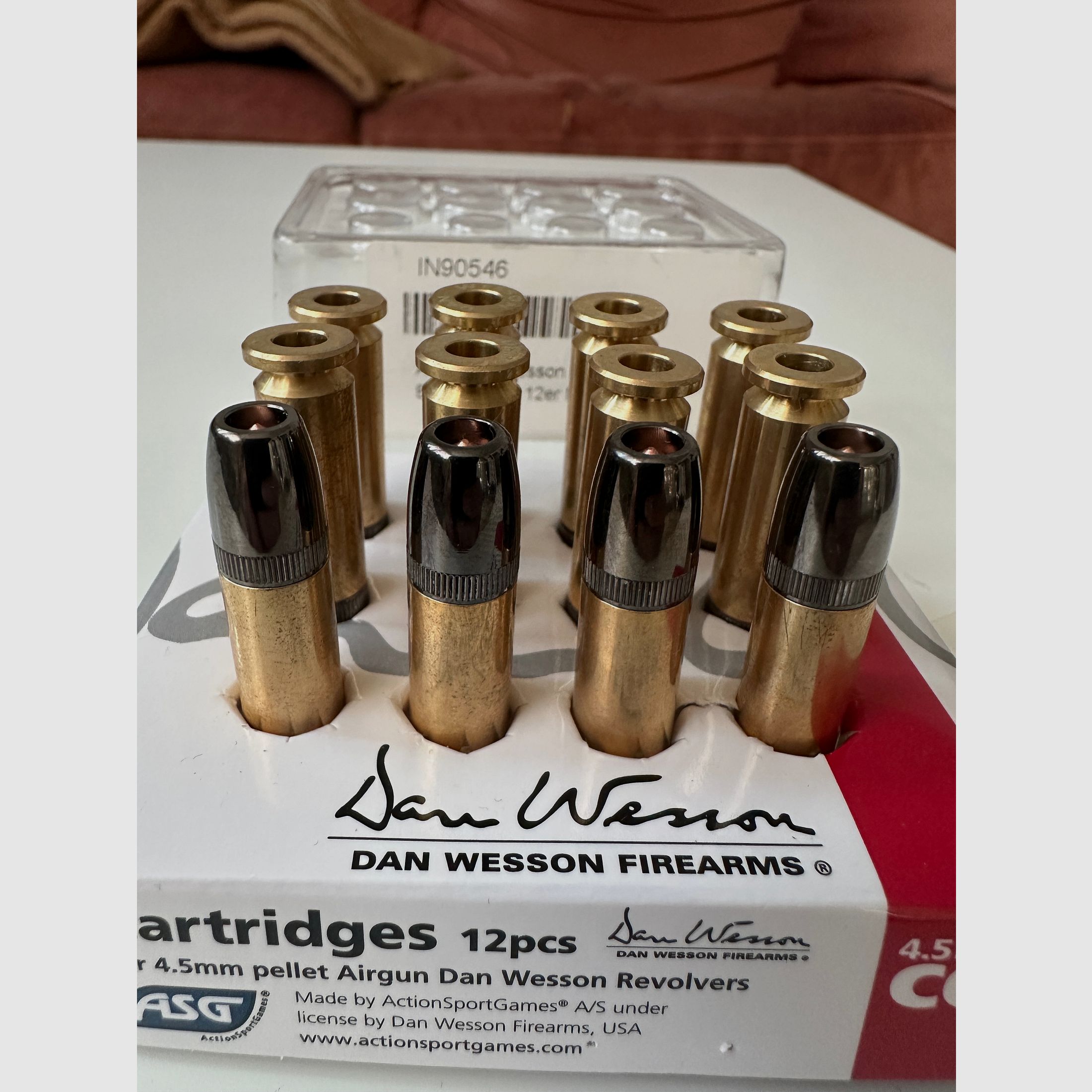 Dan Wesson 715 Ladehülsen 4,5mm Diabolo, Ladehülsen Dan Wesson 715 4,5mm Diabolo, Dan Wesson Ladehülsen 4,5mm Diabolo