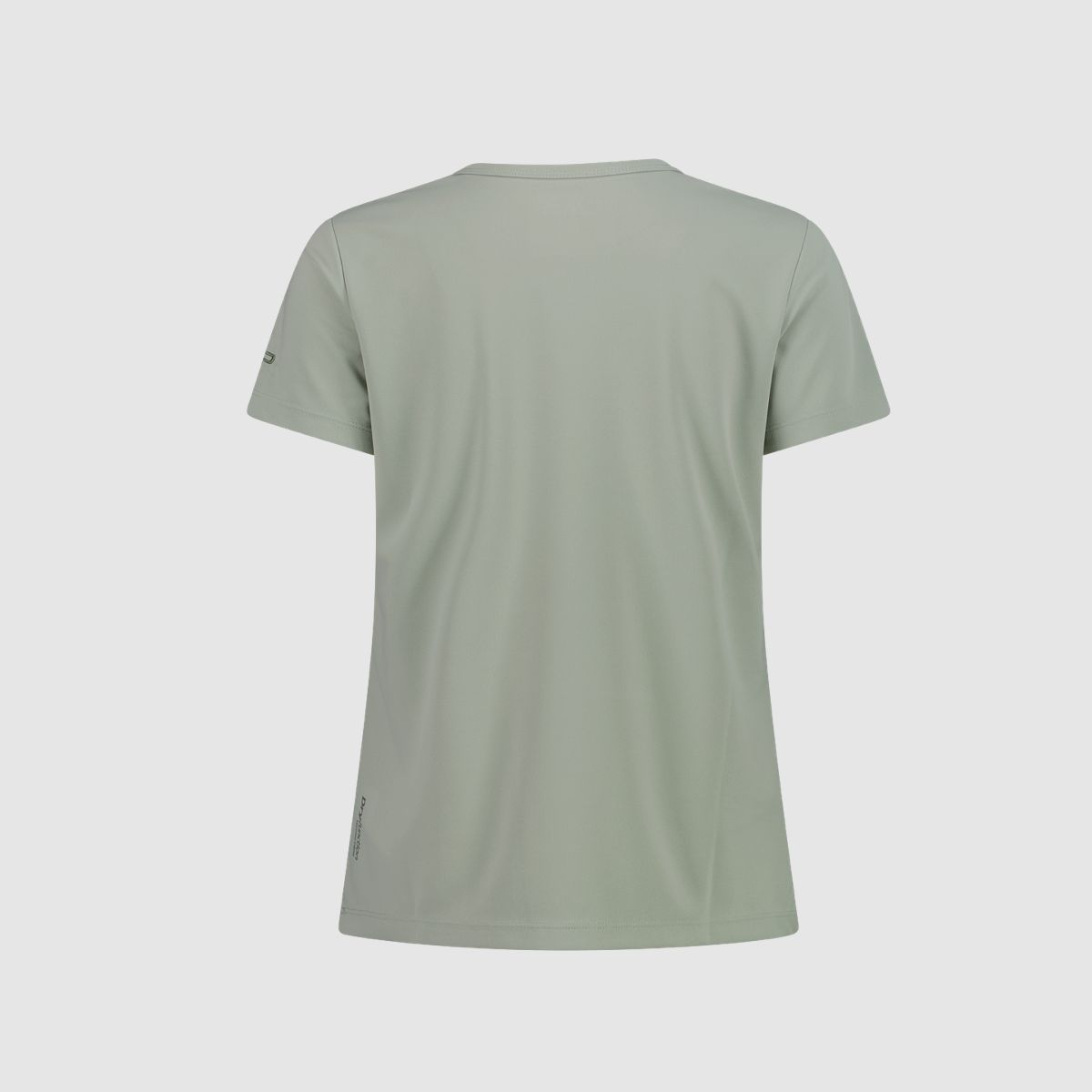 CMP Damen-T-Shirt aus Piqué mit Print vorne Pistacchio