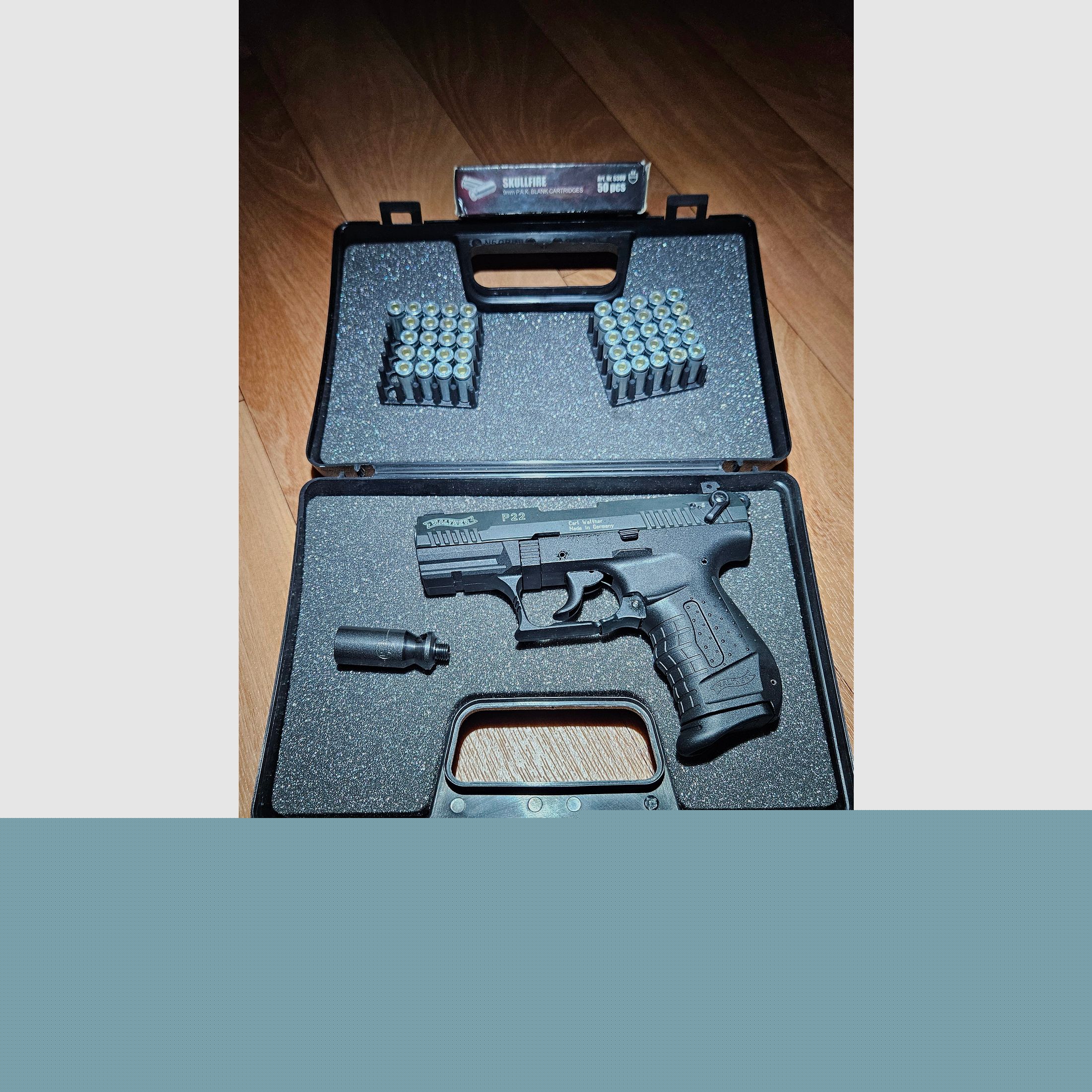 Walther P22 Schreckschuss Pistole 9mm P.A.K. black