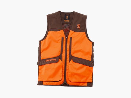 KAMIZELKA MYŚLIWSKA, BROWNING, UPLAND HUNTER HI-VIS ORANGE BLAZE,S