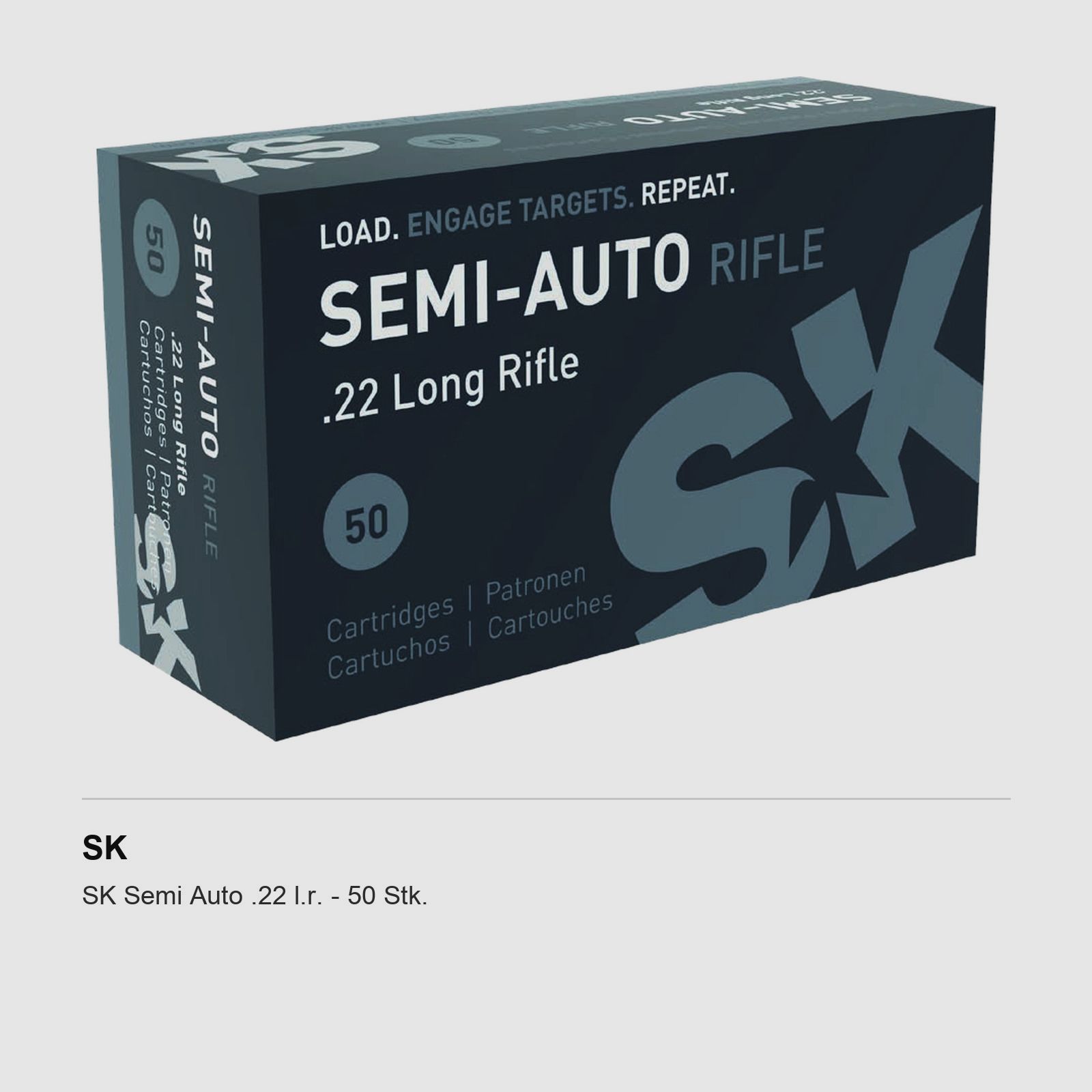 SK Semi Auto .22 l.r. – 50 Stk.
