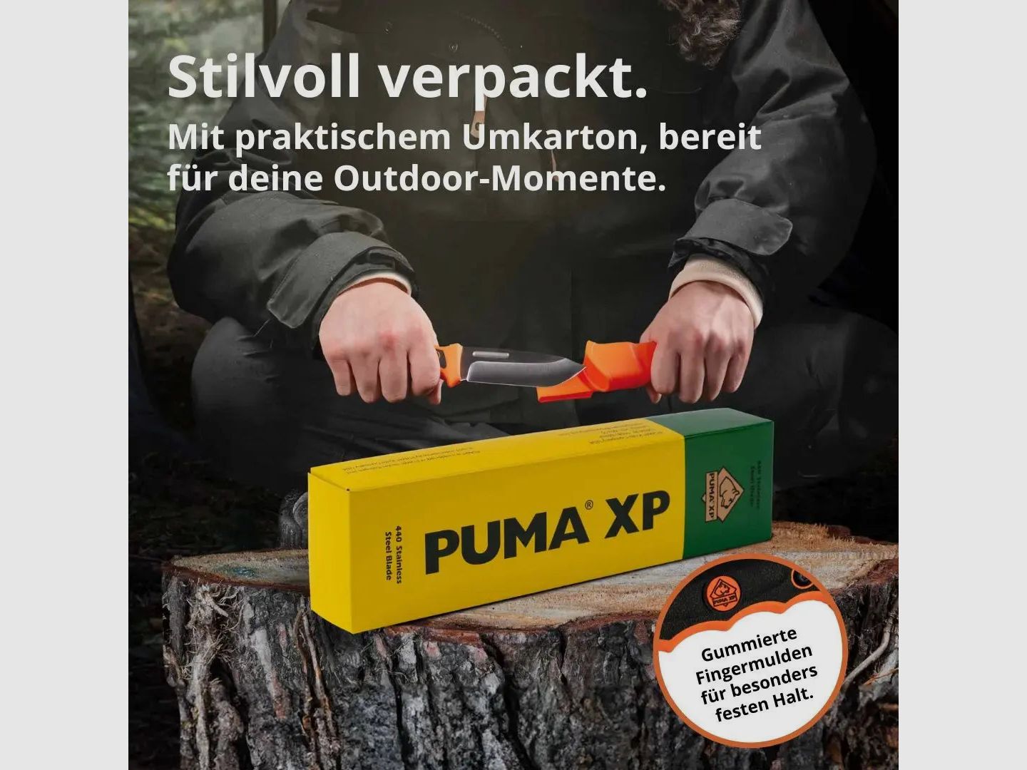 PUMA XP forever knife, orange