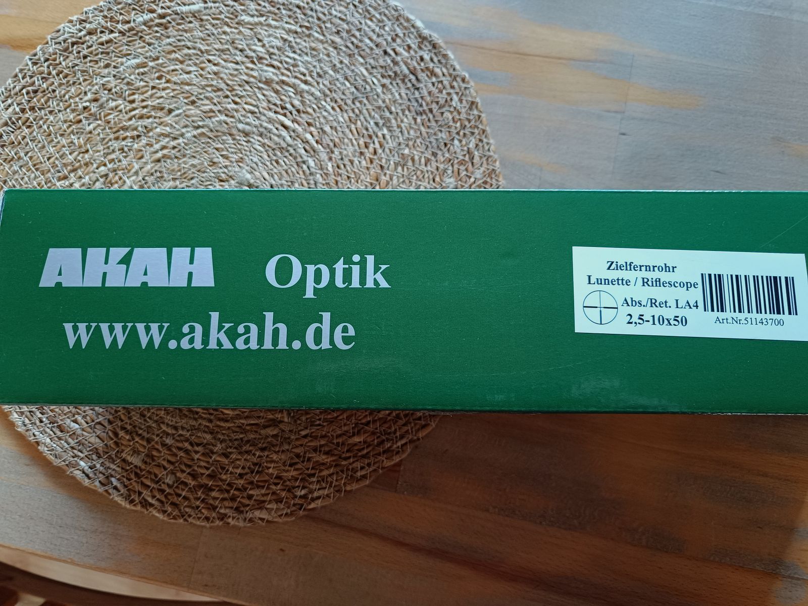 Zielfernrohr Marke Akah 2,5-10x50 