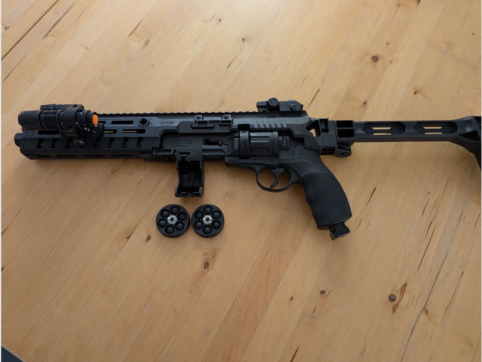 HDR 50 (TR 50) Gen2 revolver, cal. 50 incl. T4E Carbine Conversion Kit "als nieuw