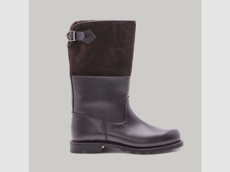 LUDWIG REITER Maronibrater® S.592-D-VD Juchtenleder/Veloursleder Mocca/Dunkelbraun, image 2 of 7