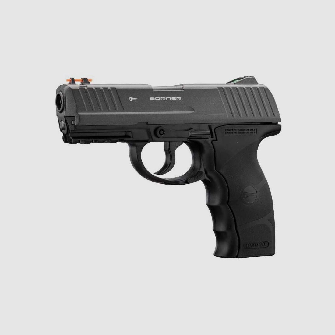 Pistolet CO2 culasse fixe BORNER W3000 Cal. 4.5mm BB's, image 1 sur 2