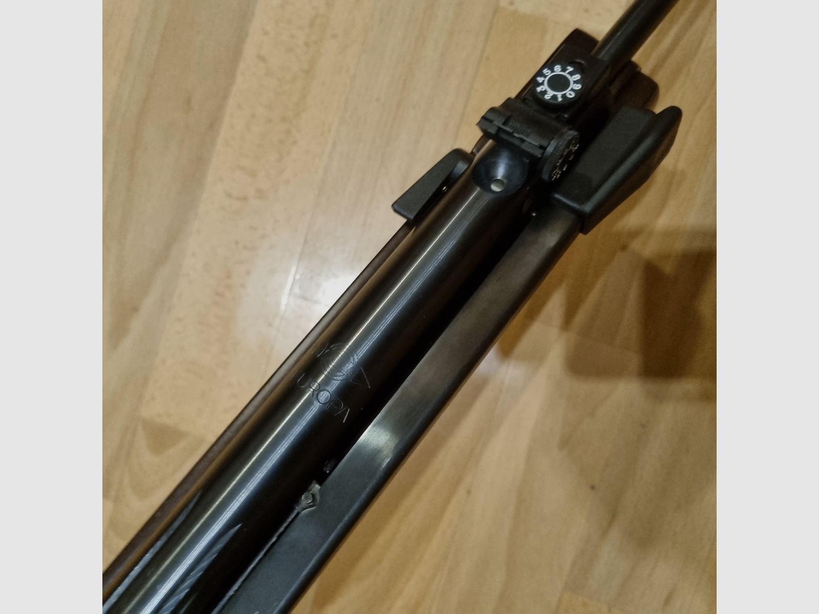 Norica Europa 92, 4,5 mm, Seitenspanner, mit ZF Walther