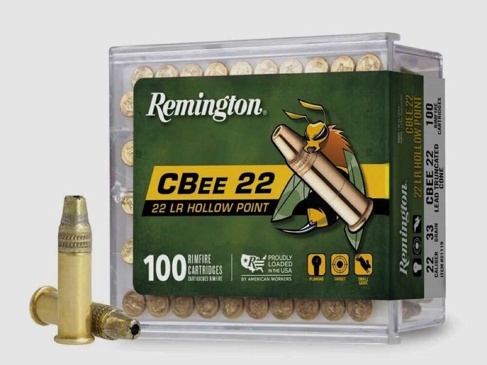 Remington C-Bee PTCHP 33grs 100St .22lr
