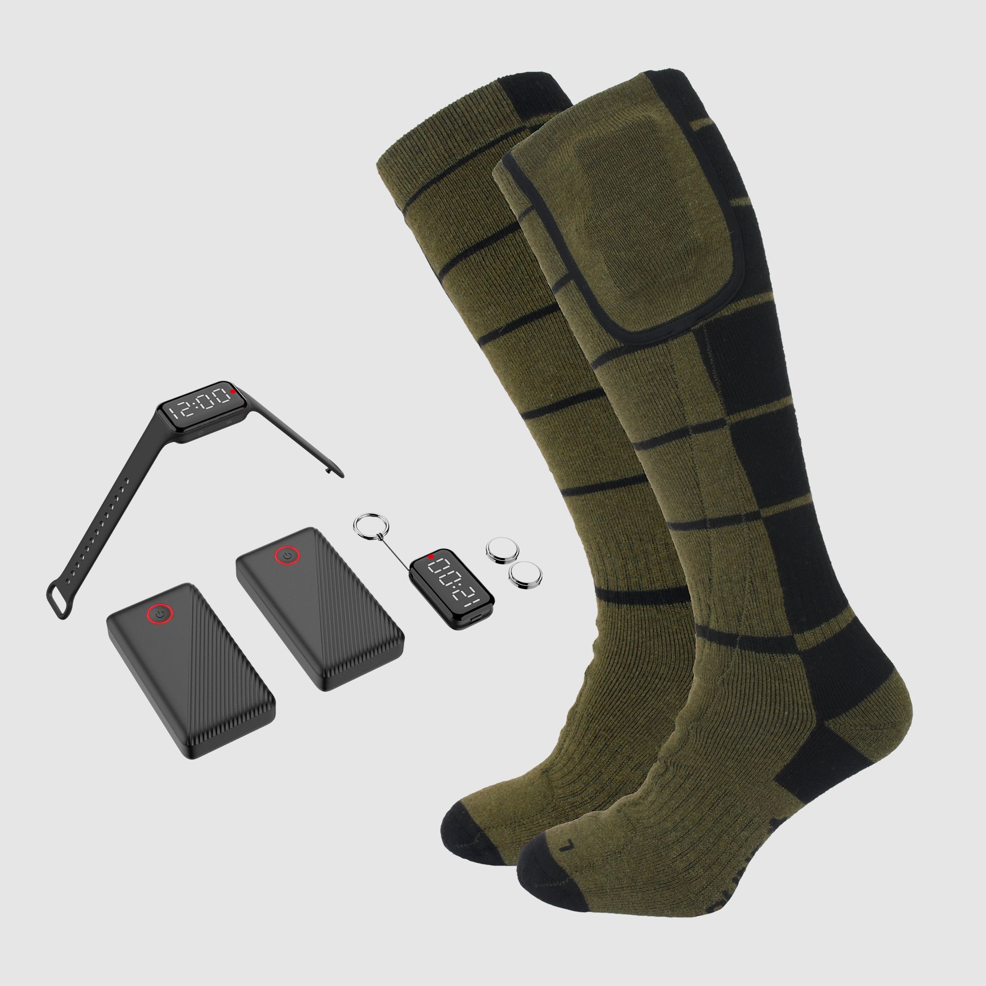 Woodline verwarmde sokken Grindavik L/XL